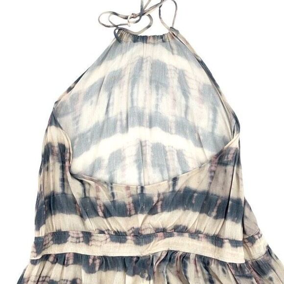 Vitamin A Womens Boho Tie-Dye Halter Romper Multicolor Size Small - Picture 4 of 9